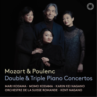 Mozart & Poulenc Mari Kodama Album Cover